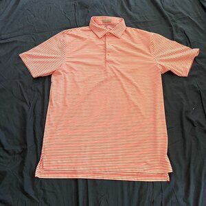 Men's Peter Millar short-sleeve golf shirt, size large